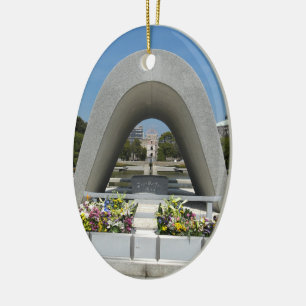 Hiroshima Memorial Cenotaph Keramisch Ornament