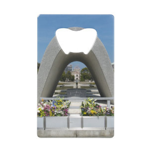 Hiroshima Memorial Cenotaph Kredietkaart Flessenopener