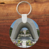 Hiroshima Memorial Cenotaph Sleutelhanger (Voorkant)