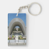 Hiroshima Memorial Cenotaph Sleutelhanger (achterkant)