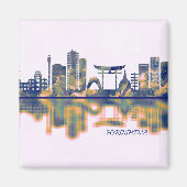 Hiroshima Skyline Magneet (Voorkant)