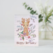 Hirsch im Busch Briefkaart (Staand voorkant)