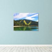 Hirschenkogelin Summer - Water Reflections Canvas Afdruk (Insitu (Houten vloer))