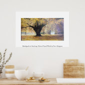 Hirschpark in Hamburg Poster (Keuken)