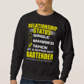 His and Her  Idea Bartender Relationship Status Trui (Voorkant)