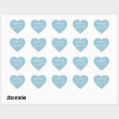 HIS en haar favoriete Custom Wedding Snoep Hart Sticker (Vel)