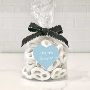 HIS en haar favoriete Custom Wedding Snoep Hart Sticker