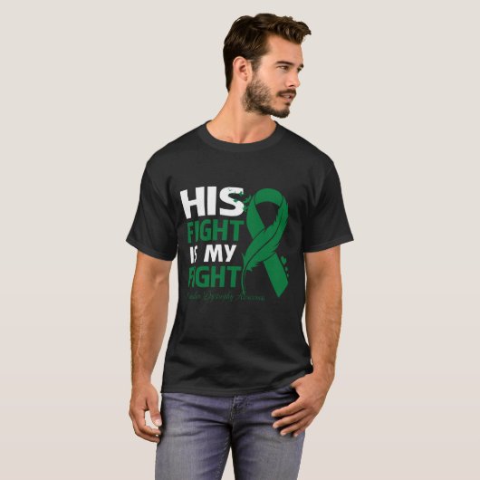 His Fight Is My Fight MUSCULAR DYSTROPHY AWARENESS T-shirt (Voorkant volledig)