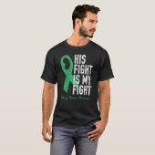 His Fight My Fight Home Support Kidney Disease A T-shirt (Voorkant volledig)