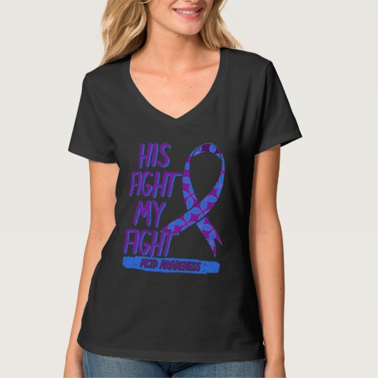 His Fight My Fight MCTD Mixed Connective Tissue Di T-shirt (Voorkant)
