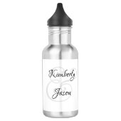 His & Her Script Names, Black & Grey Waterfles (Links)
