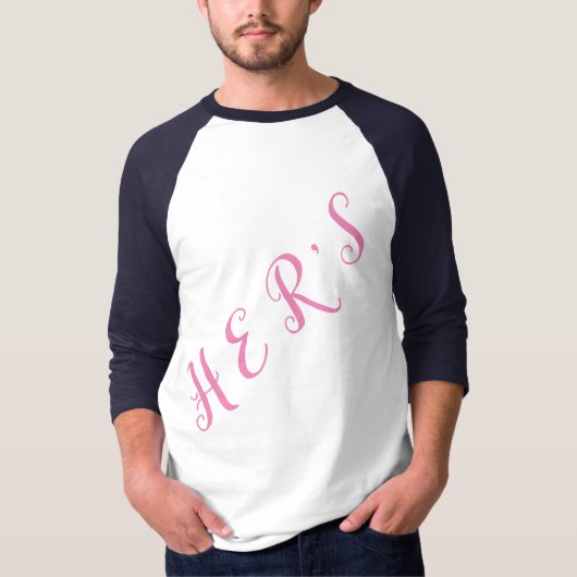 HIS - HER'S Basic T-shirt (Voorkant)