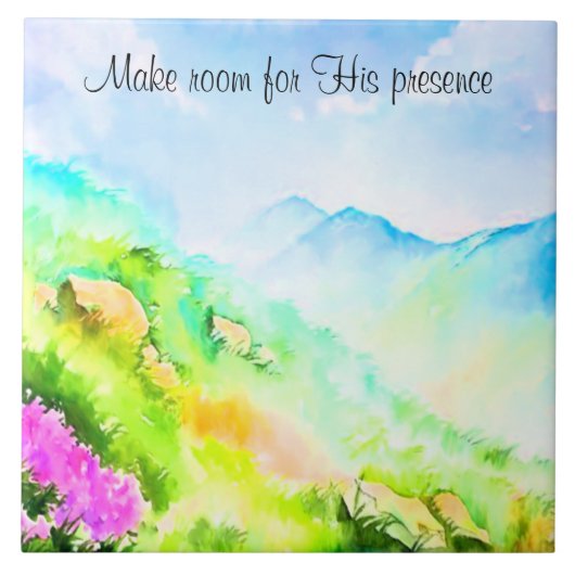 His Presence Tegeltje (Voorkant)