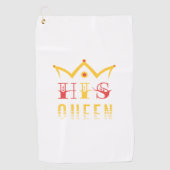 His Queen Golfhanddoek (Voorkant)