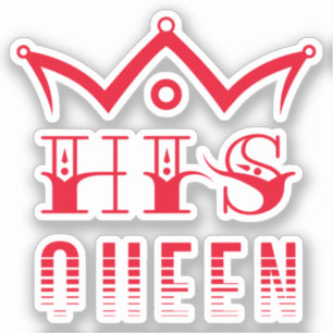 His Queen Sticker