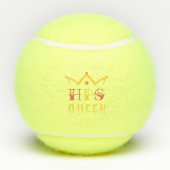 His Queen Tennisballen (Achterkant)