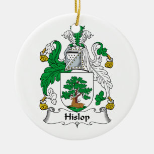 Hislop Family Crest Keramisch Ornament