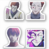 hisoka hunter x hunter anime sticker pack (Devant)