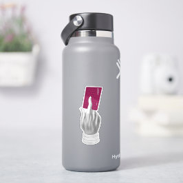 Hisoka's hand met kaart sticker