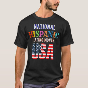 Hispanic Ceremony Maand Prideful Latijn Ami T-shirt