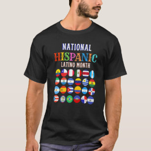 Hispanic Ceremony Maand Prideful Latijn Ami T-shirt