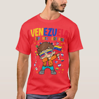 Hispanic erfgoed Venezolaanse vlag trots Venezuela T-shirt