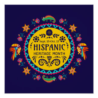 Hispanic Heritage-maand Perfect Poster