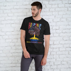 Hispanic Heritage Maand Trots Colombiaanse roots T-shirt