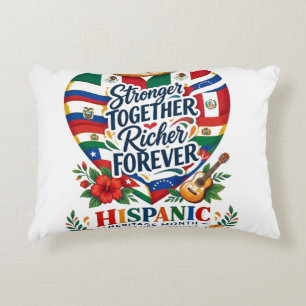 Hispanic Heritage Month Kustviering Accent Kussen