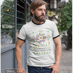 Hispanic Heritage Month Latino Flags Zonnebloem De T-shirt