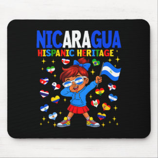 Hispanic Heritage Month Nicaragua Vlag Nicaraguaan Muismat