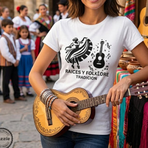 Hispanic Heritage Month Raíces y Folklór T-shirt