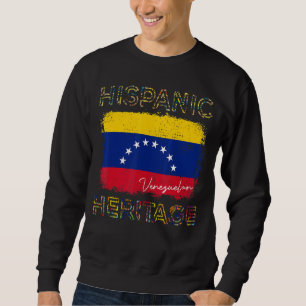 Hispanic Heritage Month Venezuela Vlag Venezolaans Trui