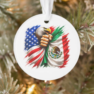 Hispanic Heritage Month VS Mexico Vlag Ornament