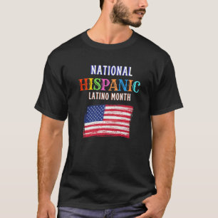 Hispanic Maand van de Ceremonie Trots Latijns Spaa T-shirt