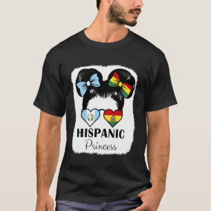 Hispanic Princess Roots Guatemala en Bolivia Mix  T-shirt