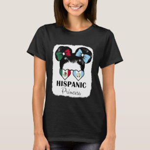 Hispanic Princess Roots Mexico en Guatemala Mix H T-shirt