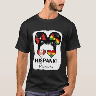 Hispanic Princess Roots Peru en Bolivia Mix Erfgoe T-shirt
