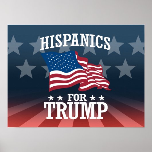 HISPANICA VOOR TRUMP POSTER (Voorkant)
