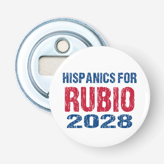 Hispanics voor Rubio 2028 Button Flesopener