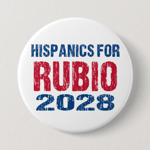 Hispanics voor Rubio 2028 Ronde Button 7,6 Cm