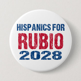 Hispanics voor Rubio 2028 Ronde Button 7,6 Cm