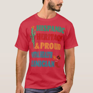 Hispanisch erfgoed en geestelijke gezondheidszorg t-shirt