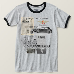 Hispano Suiza Cars T-shirt