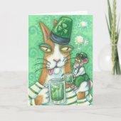 Hiss N' Fitz Cat ST. PATRICK'S DAY NOTE KAART LGE (Voorkant)
