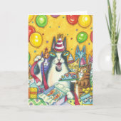 Hiss N' Fitz Cats HAPPY BIRTHDAY KAART Large (Voorkant)