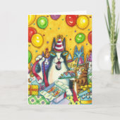 HISS N' FITZ CATS, KITTENS, MICE, FUNNY BIRTHDAY KAART (Voorkant)