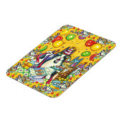 HISS N' FITZ CATS, KITTENS, MICE, FUNNY BIRTHDAY MAGNEET (Linkerzijde)