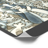 Hiss N' Fitz Cats PARTY ANIMALS POSTER (Hoek)