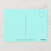 HISS N' FITZ KAT IN VERJAARDAGSOUTFIT, TAART & KAA BRIEFKAART (Achterkant)